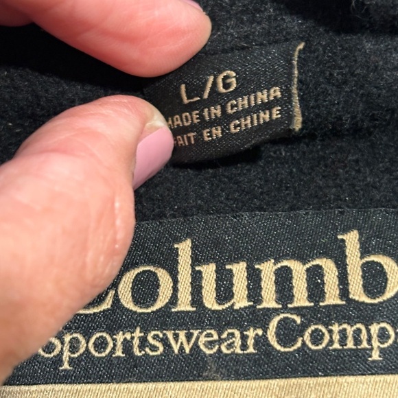 Columbia Men's Full Zip black Wool Blend Bomber Jacket size large - Picture 4 of 8